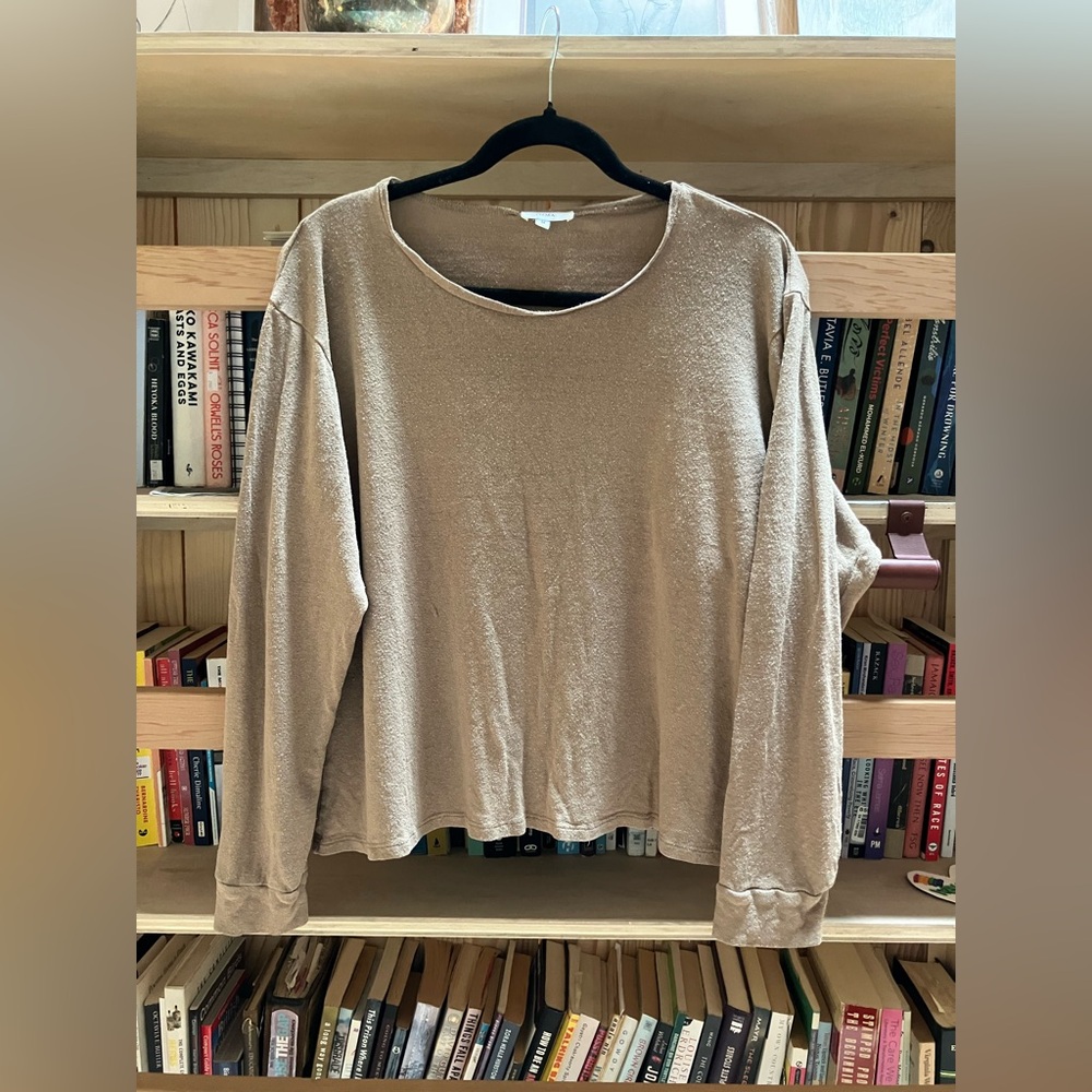 OZMA Longsleeved Raw Silk Tee